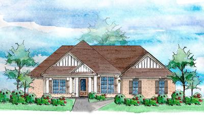 Elevation A. 2,377sf New Home in Foley, AL