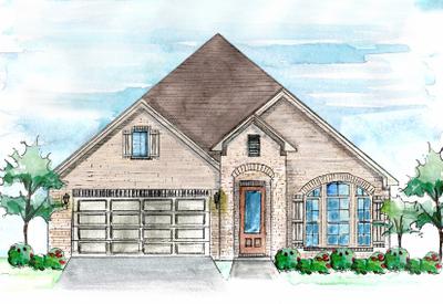 Elevation B. 1,861sf New Home in Spanish Fort, AL