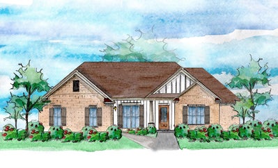 Elevation A. 2,348sf New Home in Fairhope, AL
