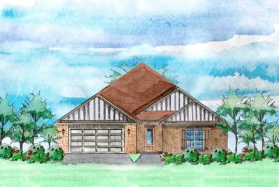 Elevation A. Brookfield New Home in Daphne, AL