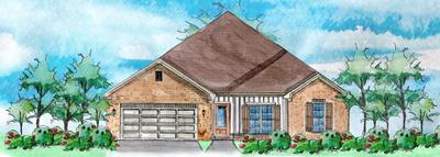 Elevation A. 2,270sf New Home in Foley, AL