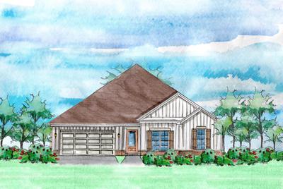 Elevation C. 2,270sf New Home in Daphne, AL