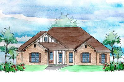 Elevation B. 2,685sf New Home in Spanish Fort, AL