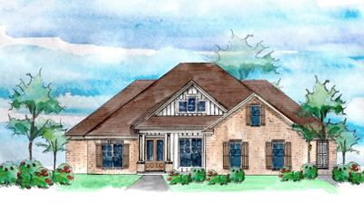 Elevation A. Chelsea New Home in Spanish Fort, AL