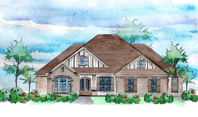 Elevation B. 5br New Home in Cantonment, FL
