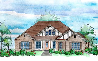 Elevation A. 3,026sf New Home in Freeport, FL