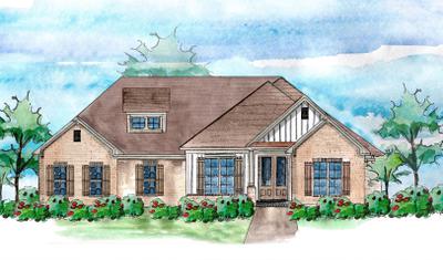 Elevation C. 3,018sf New Home in Cantonment, FL