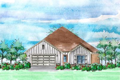 Elevation B. Hanover New Home in Foley, AL