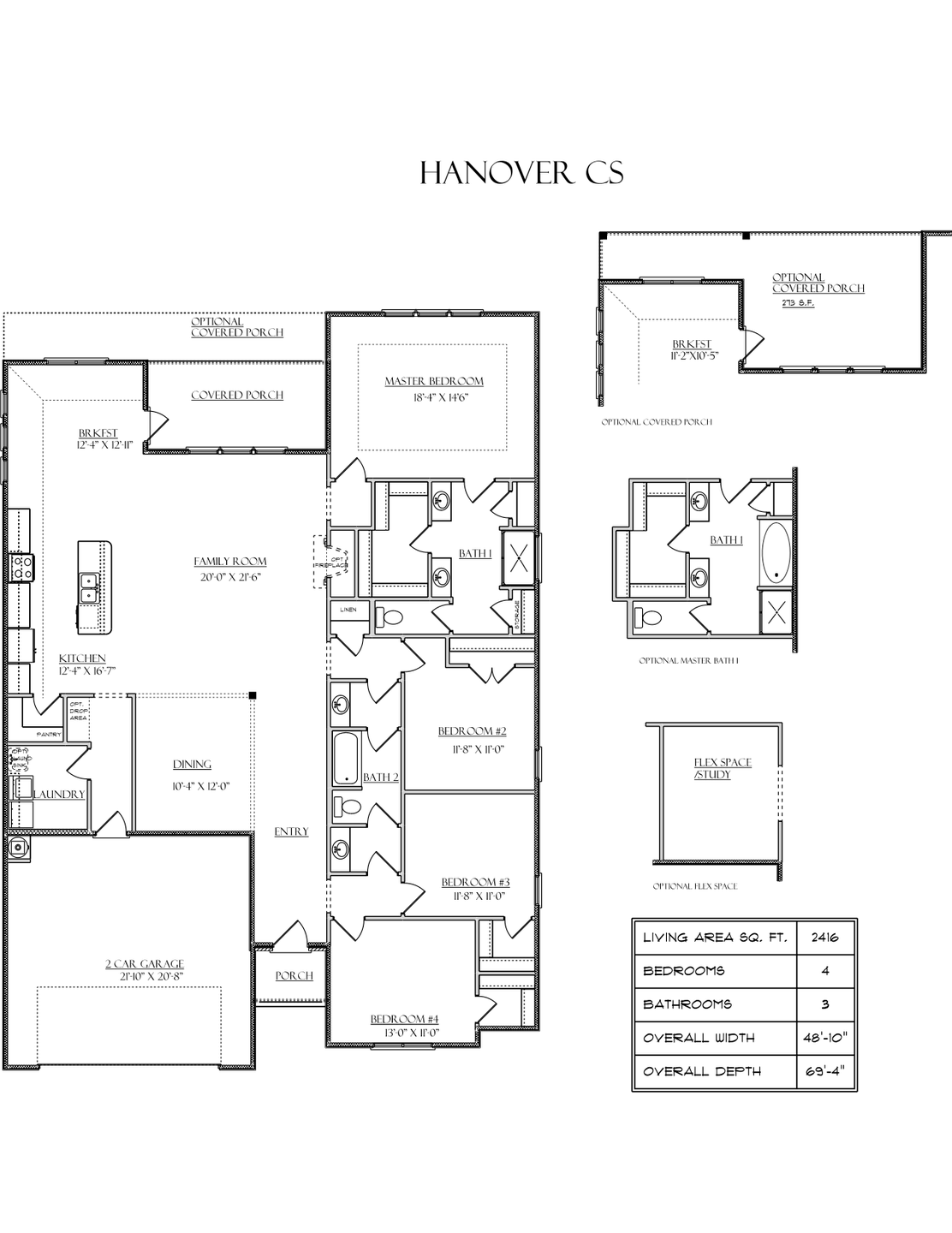 Hanover Floor Plans