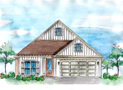 Elevation C. 1,929sf New Home in Spanish Fort, AL