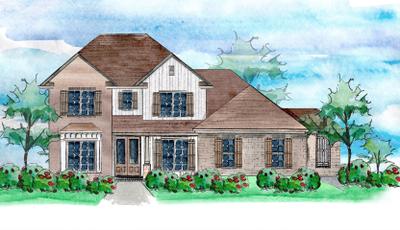 Elevation A. 3,313sf New Home in Spanish Fort, AL