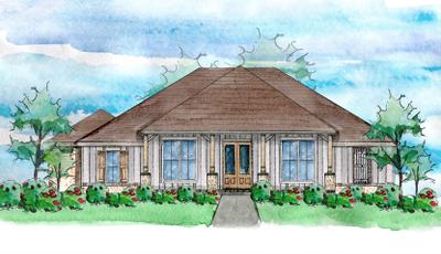 Elevation A. 2,592sf New Home in Fairhope, AL