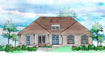 Elevation A. 2,806sf New Home in Spanish Fort, AL