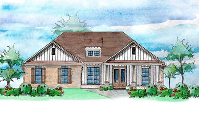 Elevation B. New Home in Cantonment, FL