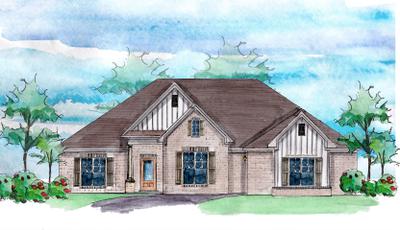 Elevation A. 2,435sf New Home in Daphne, AL