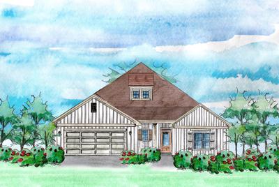 Elevation CS. Rockport New Home in Foley, AL