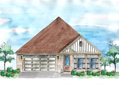 Elevation B. 2,126sf New Home in Spanish Fort, AL