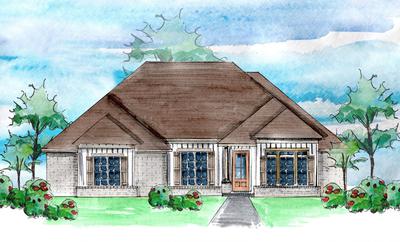 Elevation C. 2,638sf New Home in Spanish Fort, AL