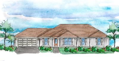 Elevation A Siding. 4br New Home in Port St. Joe, FL