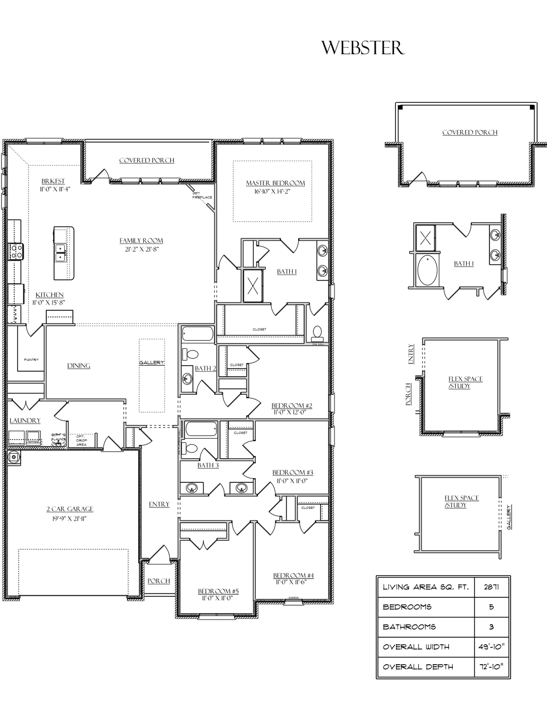 Webster Floor Plans