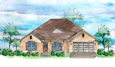 Old Elevation B. 2,762sf New Home in Milton, FL