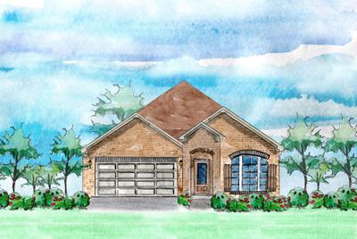 Elevation B. 1,861sf New Home in Cantonment, FL