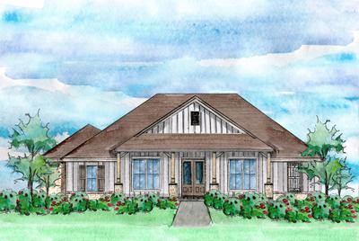 Elevation B. 4br New Home in Milton, FL