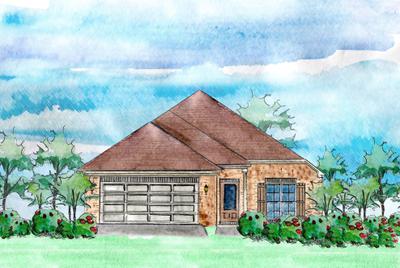 Elevation A. Pembrooke New Home in Cantonment, FL