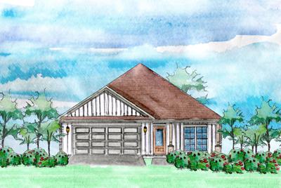 Elevation C. 4br New Home in Cantonment, FL