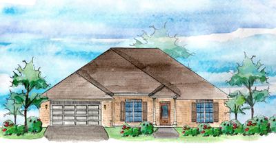 Elevation A. 2,514sf New Home in Freeport, FL