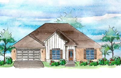 Elevation C. 4br New Home in Milton, FL