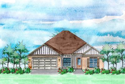 Elevation A. 2,377sf New Home in Daphne, AL