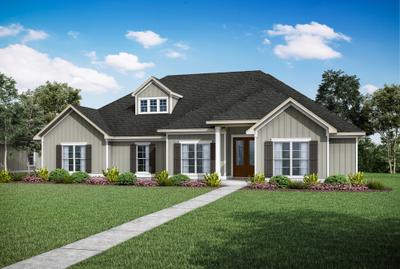Elevation C. 3,067sf New Home in Pace, FL