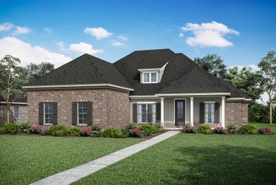 Elevation A. 2,926sf New Home in Foley, AL