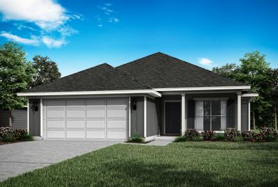Elevation A. 4br New Home in Panama City, FL