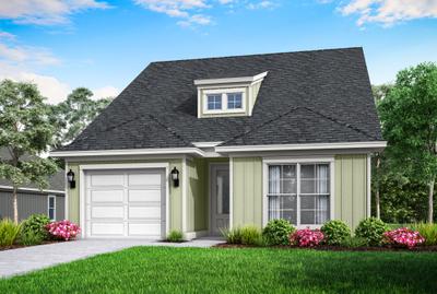Elevation A (Shingle Roof). 3br New Home in Panama City Beach, FL
