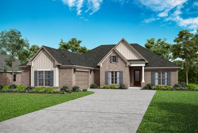 Elevation A. 2,333sf New Home in Fairhope, AL