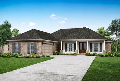 Elevation A. 2,445sf New Home in Fairhope, AL