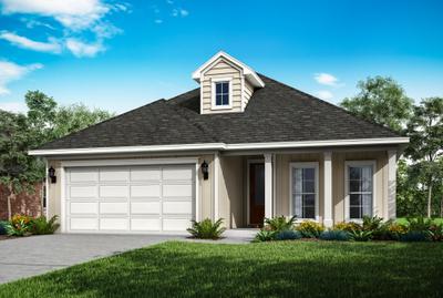 Elevation D. 1,858sf New Home in Daphne, AL