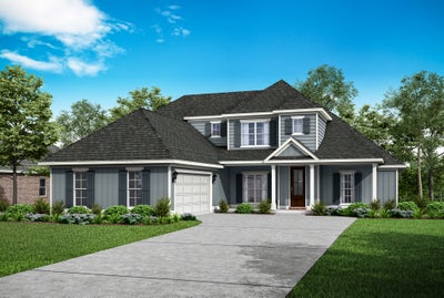 Elevation C. New Home in Cantonment, FL