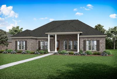 Elevation A. Berryhill New Home in Milton, FL