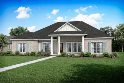 Elevation B. 4br New Home in Milton, FL