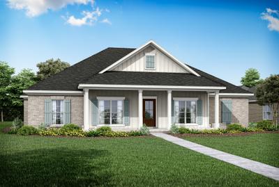 Elevation A. New Home in Milton, FL