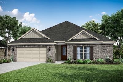 Elevation AB. 2,536sf New Home in Daphne, AL