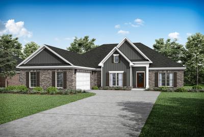 Elevation A. 2,367sf New Home in Foley, AL