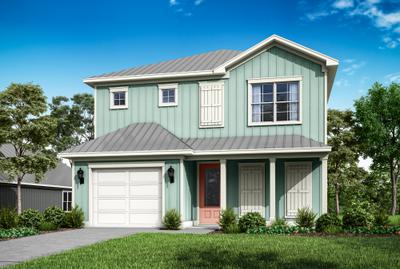 Elevation B (Metal Roof). Carrabelle New Home in Panama City Beach, FL