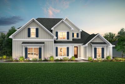 Dusk Elevation C. 3,204sf New Home in Foley, AL