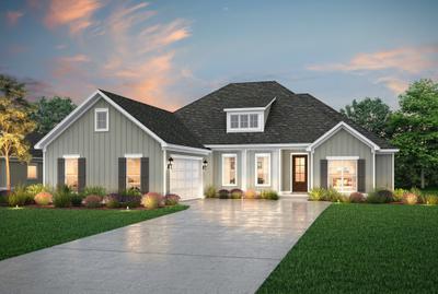 Dusk Elevation C. 2,618sf New Home in Daphne, AL