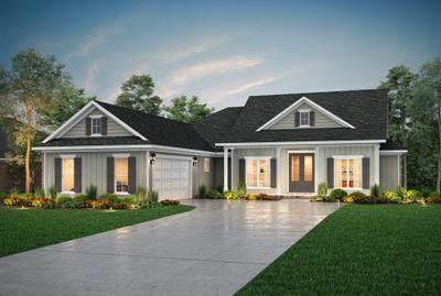 Dusk Elevation C. 2,445sf New Home in Pace, FL